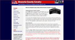 Desktop Screenshot of brazoriacountycavalry.org