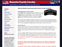Tablet Screenshot of brazoriacountycavalry.org